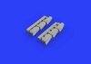 Eduard 648456 Spitfire Mk. I exhaust stacks 1/48 TAMIYA 